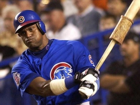 Amed Rosario, Carlos G&oacute;mez y Sammy Sosa, HBP