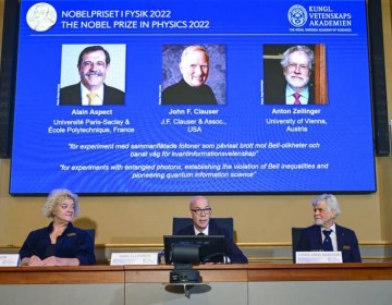 Premio Nobel de F&iacute;sica para tres pioneros de la mec&aacute;nica cu&aacute;ntica