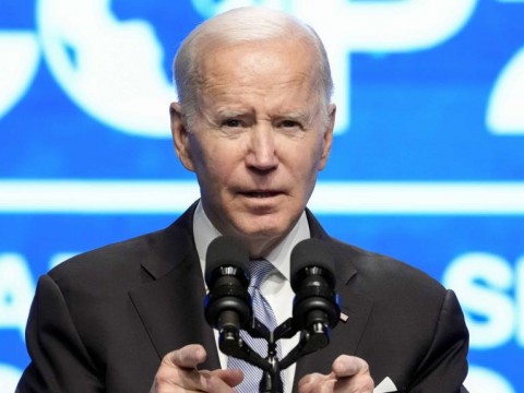 Biden advierte que est&aacute; en juego "la vida del planeta" a causa del cambio clim&aacute;tico