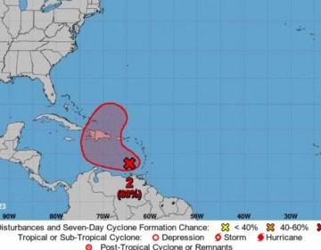 Onda tropical que se convertir&iacute;a en cicl&oacute;n en pr&oacute;ximas horas amenaza a Rep&uacute;blica Dominicana