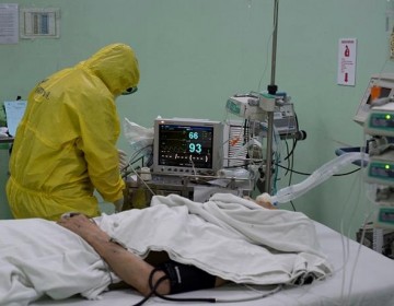 Mas del 70% de las camas UCI son usadas para pacientes con COVID-19