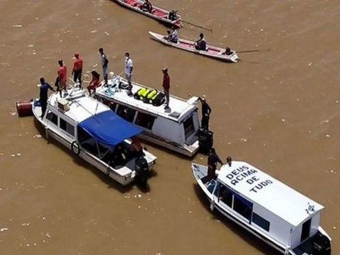 Se elevan a 25 las muertes por naufragio en un r&iacute;o de la Amazon&iacute;a brasile&ntilde;a