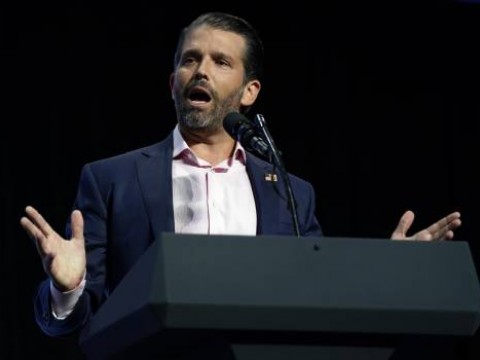 Por desinformar sobre el COVID-19 la red social Twitter desactivo la cuenta del hijo de Trump
