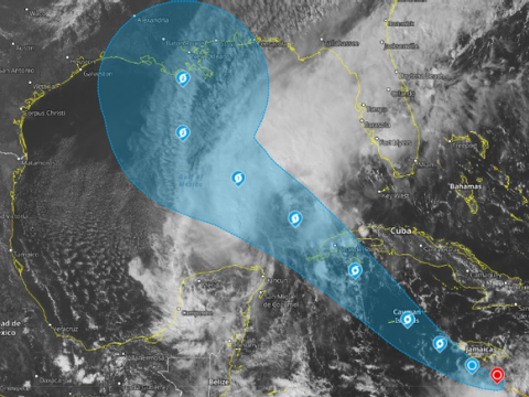 Se forma tormenta tropical Delta en aguas del caribe