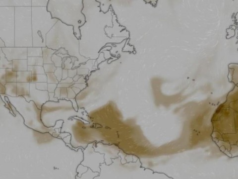 Desde este lunes aumenta el polvo del Sahara en RD y la sensaci&oacute;n calurosa podr&iacute;a superar los 39 &deg;C