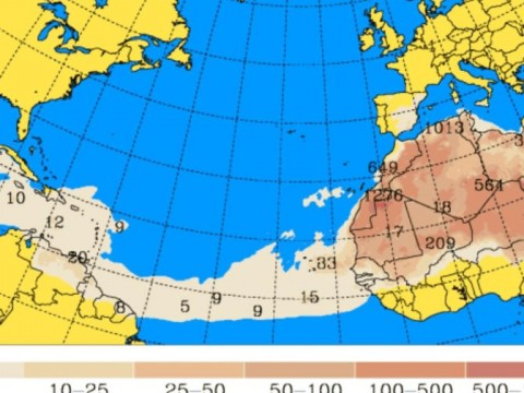 Lluvias en varias localidades por vaguada, pero sigue calor por polvo del Sahara