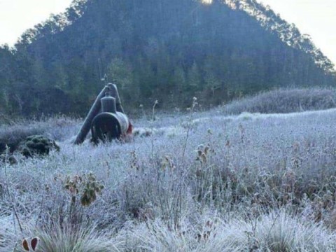 Valle Nuevo con temperatura de 1 &deg;C este martes; lluvias siguen escasas en RD