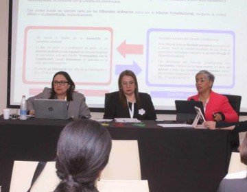 Jueza explica procesos para proteger derechos e imponer supremac&iacute;a de la Constituci&oacute;n