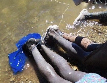 Investigan muerte de haitianos encontrados atados en la presa de Monci&oacute;n