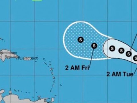 Onamet vigila dos ondas tropicales que ganan fuerza en el Atl&aacute;ntico 