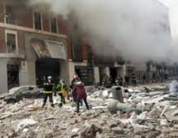 Aumentan a 3 los muertos en explosi&oacute;n en el centro de Madrid 