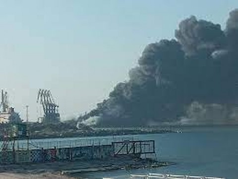 Reportan fuerzas rusas hundieron barco en Ucrania que ten&iacute;a bandera de la Rep&uacute;blica Dominicana