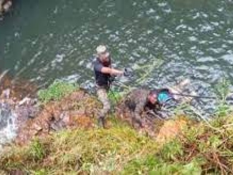 M&eacute;dico venezolano muere al caer del Salto de Aguas Blancas, en Constanza