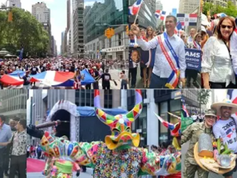 Miles asisten al &ldquo;Desfile Dominicano de Manhattan&rdquo;