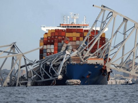 Despejan el acceso al puerto de Baltimore m&aacute;s de dos meses despu&eacute;s del derrumbe del puente