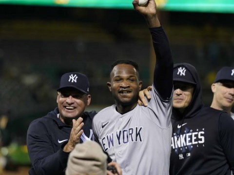 Domingo Germ&aacute;n hace historia con su juego perfecto ante Oakland
