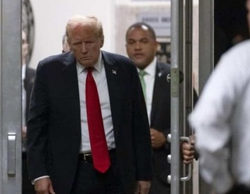 La reacci&oacute;n de Donald Trump tras ser declarado culpable de los 34 cargos en su contra