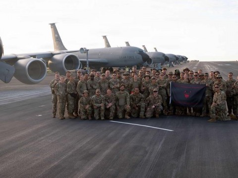 Dos escuadrones de la Fuerza A&eacute;rea de Estados Unidos instalaron la base en el AILA