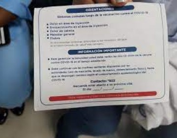 Aplazan recurso contra tarjeta de vacuna