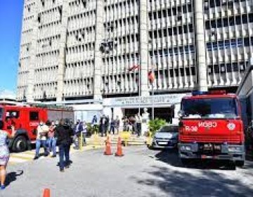 Simulacro de terremoto en Santiago