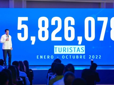 Llegada de turistas a RD en octubre supera en 32 % a&ntilde;os anteriores