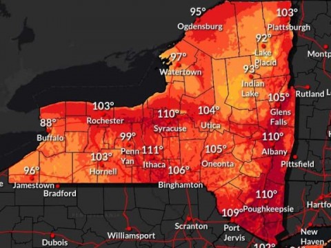 Declaran estado de emergencia en Nueva York por ola de calor hist&oacute;rica e intensas tormentas