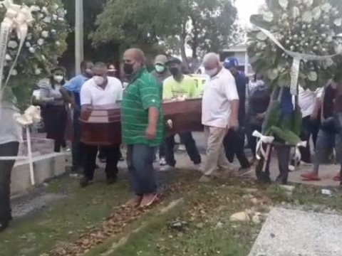 Sepultan restos de dirigente del PRM baleado en el Sim&oacute;n Bol&iacute;var
