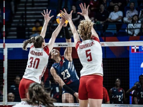 Polonia se impone a las Reinas del Caribe en cuatro sets en la Liga de Naciones