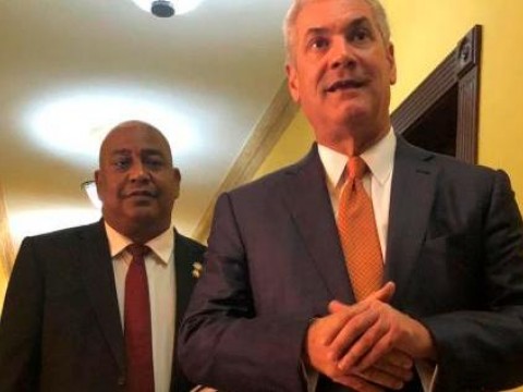 Gonzalo Castillo se re&uacute;ne con el Presidente y miembros del Danilismo en Palacio Nacional