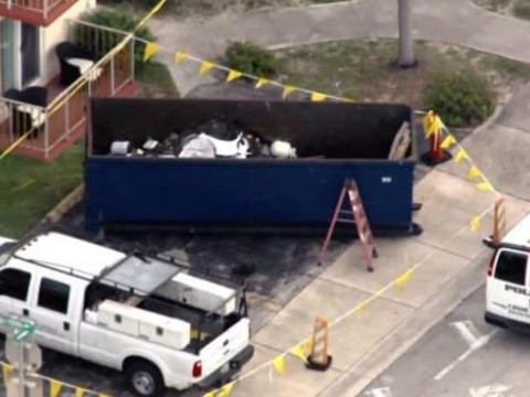 Hallan a beb&eacute; muerto en un contenedor de bausura en Florida