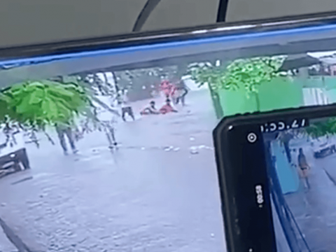 &iexcl;Milagro! Hallan con vida ni&ntilde;a succionada por alcantarilla en San Crist&oacute;bal