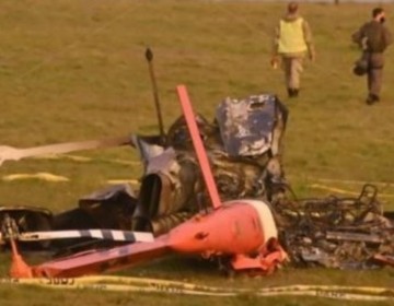Se estrella helic&oacute;ptero con cargamento de vacunas en Uruguay