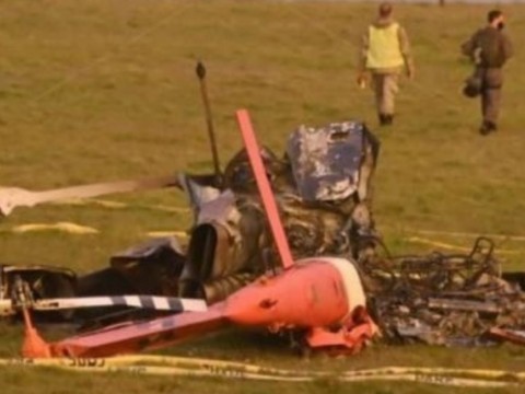 Se estrella helic&oacute;ptero con cargamento de vacunas en Uruguay