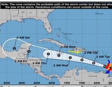 El hurac&aacute;n Beryl, con un poder in&eacute;dito, avanza sobre el Caribe como un fen&oacute;meno muy peligroso