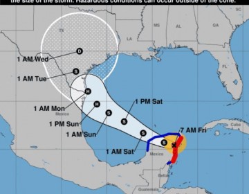 El hurac&aacute;n Beryl toca tierra en M&eacute;xico bajo alerta roja