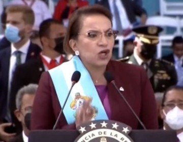 Xiomara Castro asume y promete luz gratis para un mill&oacute;n de familias