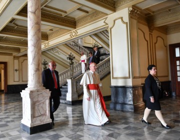 Iglesia y Abinader contentos por visita oficial del mandatario al Vaticano