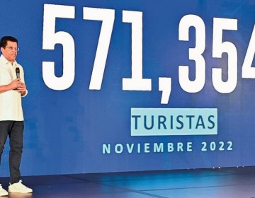 En los primeros 11 meses del a&ntilde;o, el pa&iacute;s recibi&oacute; casi 7.5 millones de visitantes