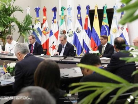 A escena la Cumbre con el lema: &ldquo;Juntos por una Iberoam&eacute;rica justa y sostenible&rdquo;