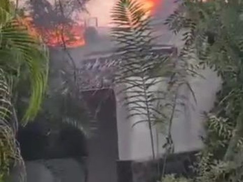 Hotel Casa Bonita en Barahona se incendia por segunda vez