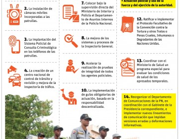Gobierno adelanta medidas de reforma Polic&iacute;a Nacional