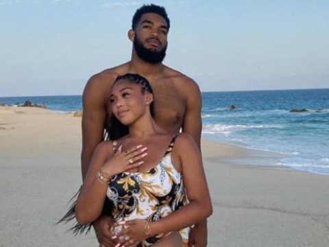 Jordyn Woods, examiga de Kylie Jenner, sale con el basquetbolista dominicano Karl-Anthony Towns