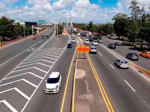 Obras P&uacute;blicas entrega puente Juan Bosch, tras 45 d&iacute;as en reparaci&oacute;n