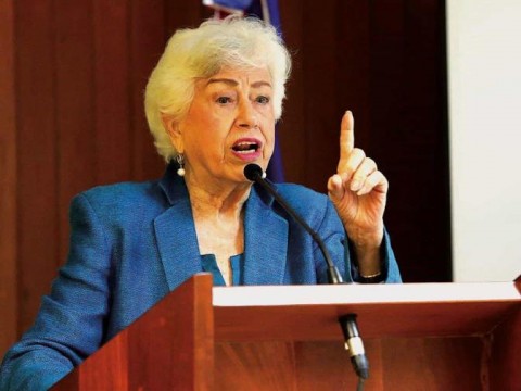 A Milagros Ortiz Bosch le preocupan las declaraciones de diputado sobre cobros a empleados p&uacute;blicos