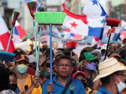 Se reactivan protestas en Panam&aacute; por alto costo de vida