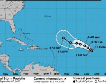  Se forma Paulette la nueva tormenta que avanza hacia el Caribe