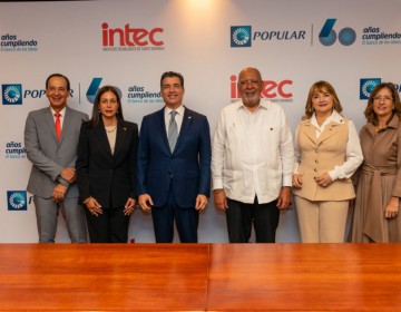 Popular firma alianza con Intec para otorgar pasant&iacute;as a estudiantes meritorios