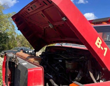 &Uacute;nico cami&oacute;n de bomberos en Bayah&iacute;be tiene un a&ntilde;o descompuesto
