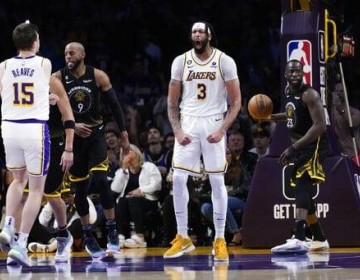 Anthony Davis anota 39 puntos en victoria de Lakers sobre Warriors