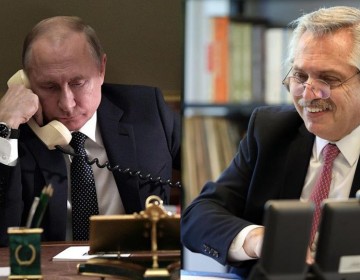 Putin llama a Alberto Fern&aacute;ndez para conocer su estado de salud despu&eacute;s de que el presidente argentino diera positivo por coronavirus